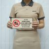 bien bao vui long khong mang do an ben ngoai vao levu bg87 8 Biển báo vui lòng không mang đồ ăn bên ngoài vào LEVU BG87 chất liệu gỗ khắc laser size nhỏ 10x20cm