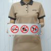 Biển cấm thú cưng, cấm mang đồ ăn, cấm hút thuốc trang trí quán LEVU BG88 chất liệu alu in uv