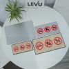 Biển Báo Cấm LEVU BG88: Cấm Thú Cưng, Đồ Ăn & Hút Thuốc - Lịch Sự và Tinh Tế