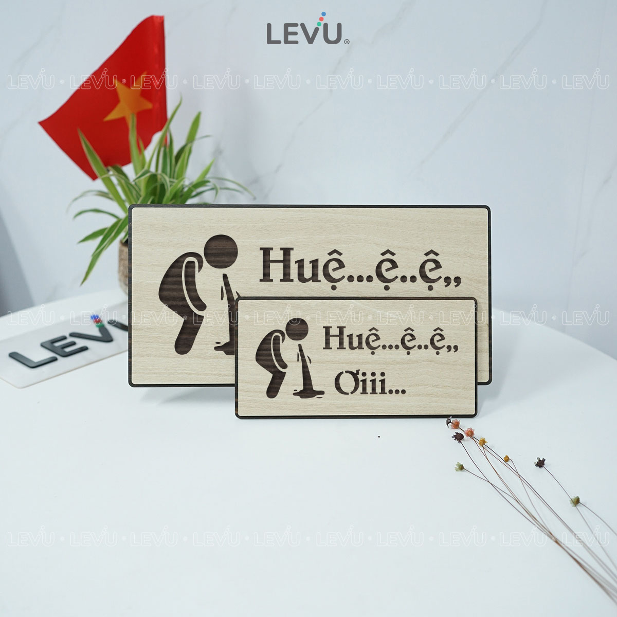 bien chi dan bon oi vui nhon trang tri nha hang quan an levu bg89 10 Ưu điểm chính của bảng hiệu bồn ói "Huệ...ệ..ệ,, Ơiii..."