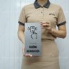 Biển dán tường chỉ dẫn nhấn chuông gọi nhân viên LEVU BG81 chất liệu nhôm alu in uv size nhỏ 12x24cm