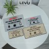 Bảng cảnh báo vui lòng tự bảo quản tài sản cá nhân LEVU BG101