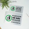 Ưu điểm biển hiệu vui lòng bỏ rác đúng nơi quy định