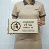 Bảng Nhắc Nhở Vui Lòng Bỏ Rác Đúng Nơi Quy Định LEVU BG109 - Chuyên Nghiệp & Bền Bỉ
