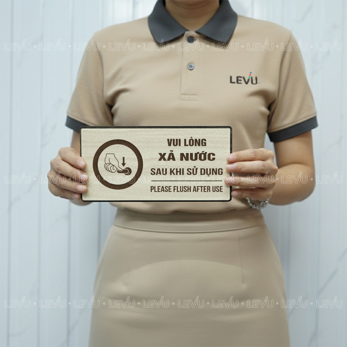 bien nhac nho vui long xa nuoc sau khi su dung giu sach phong ve sinh levu bg113 9 Biển nhắc nhở vui lòng xả nước sau khi sử dụng LEVU BG113 - Ảnh 2