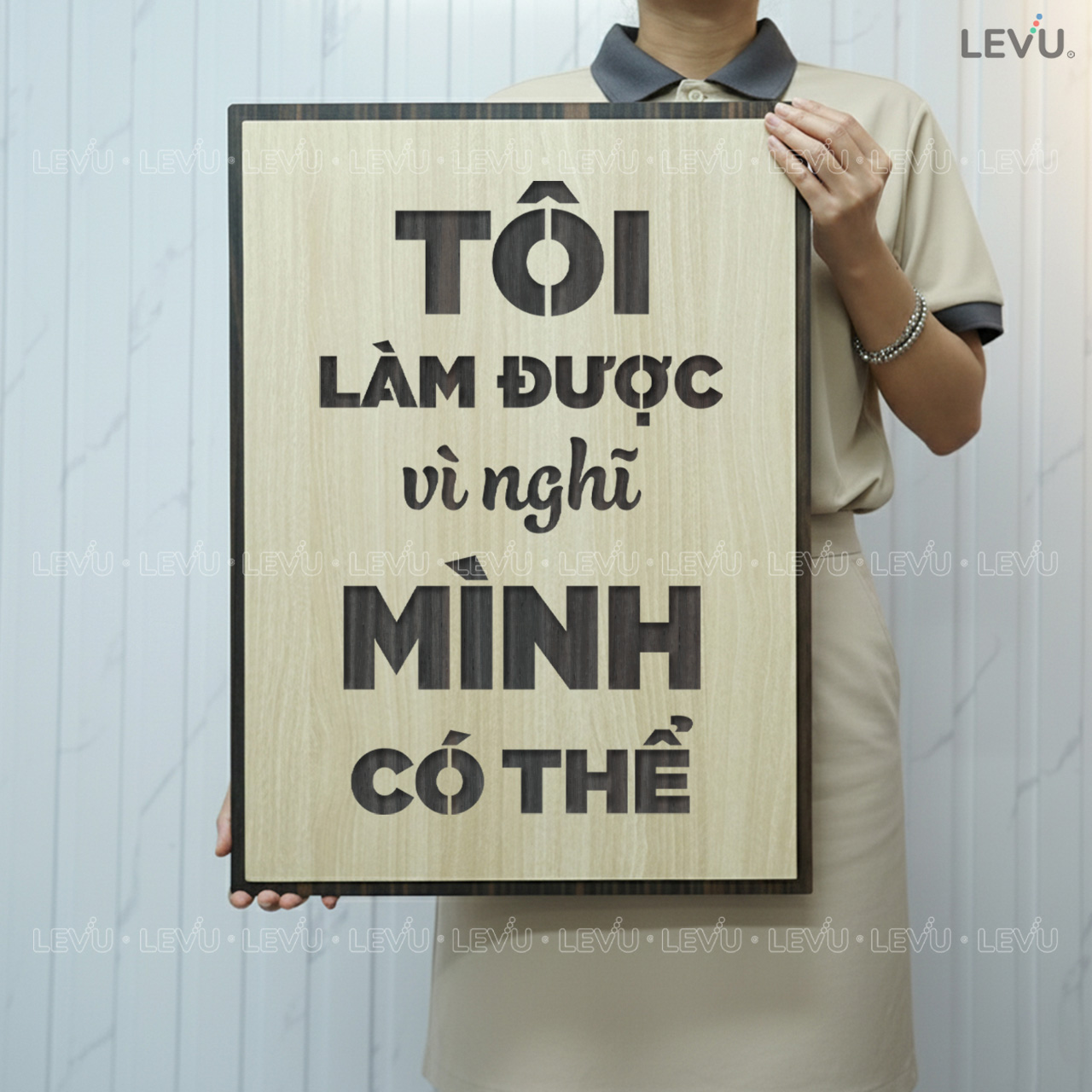 tranh cau noi hay levu050 toi lam duoc vi nghi minh co the Tranh câu nói hay LEVU050 "Tôi làm được vì nghĩ mình có thể" - Ảnh 8