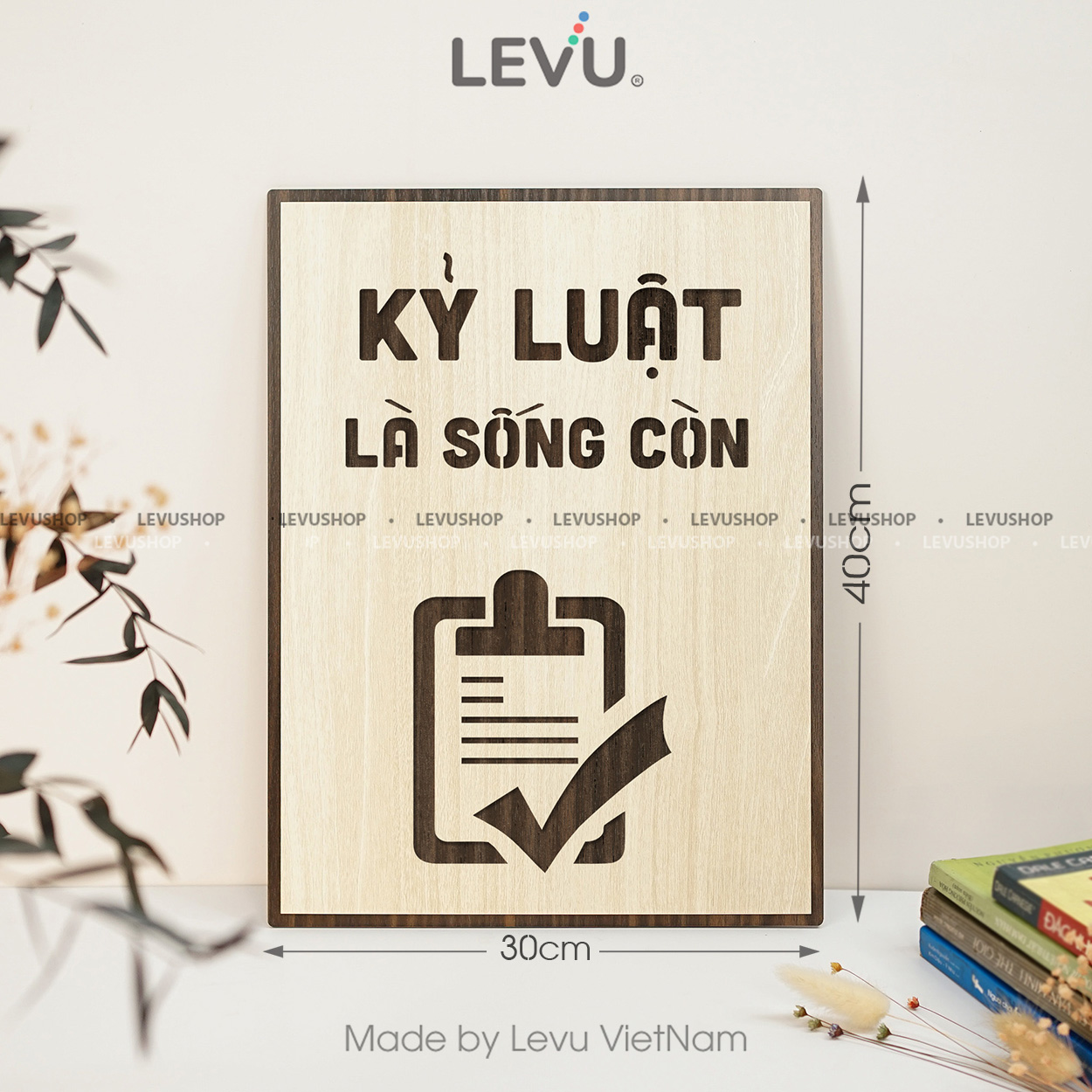 tranh dong luc levu042 ky luat la song con 30x40 b Tranh động lực LEVU042 "Kỷ luật là sống còn" - Ảnh 15