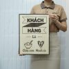 tranh dong luc levu055 khach hang la chen com manh ao 30x40cm Tranh động lực LEVU055