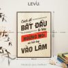 tranh go handmade levu089 cach de bat dau la ngung noi va hay bat tay vao lam 30x40 b tranh go handmade levu089 cach de bat dau la ngung noi va hay bat tay vao lam 30x40 b