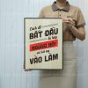 tranh go handmade levu089 cach de bat dau la ngung noi va hay bat tay vao lam 30x40cm Tranh Gỗ Handmade LEVU089