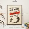 tranh go slogan levu088 doi thu duy nhat cua toi la chinh toi ngay hom qua 30x40 b