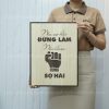 tranh go trang tri levu020 neu so hai dung lam neu lam dung so hai 30x40cm Tranh gỗ trang trí LEVU020