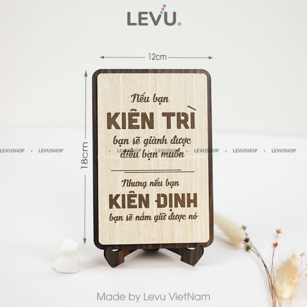 tranh go trang tri levu104 neu ban kien tri ban se danh duoc dieu ban muon nhung neu ban kien dinh ban se giu duoc nom Tranh gỗ trang trí LEVU104 "Nếu bạn Kiên Trì bạn sẽ dành được điều bạn muốn, nhưng nếu bạn Kiên Định bạn sẽ giữ được nó" - Ảnh 12