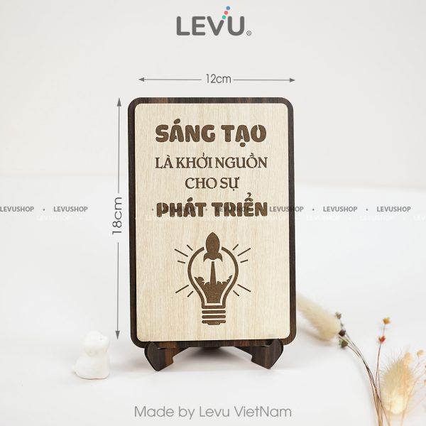 tranh go van phong levu120 sang tao la khoi nguon cho su phat trienm Tranh Gỗ Văn Phòng LEVU120 "Sáng tạo là khởi nguồn cho sự phát triển" - Ảnh 13