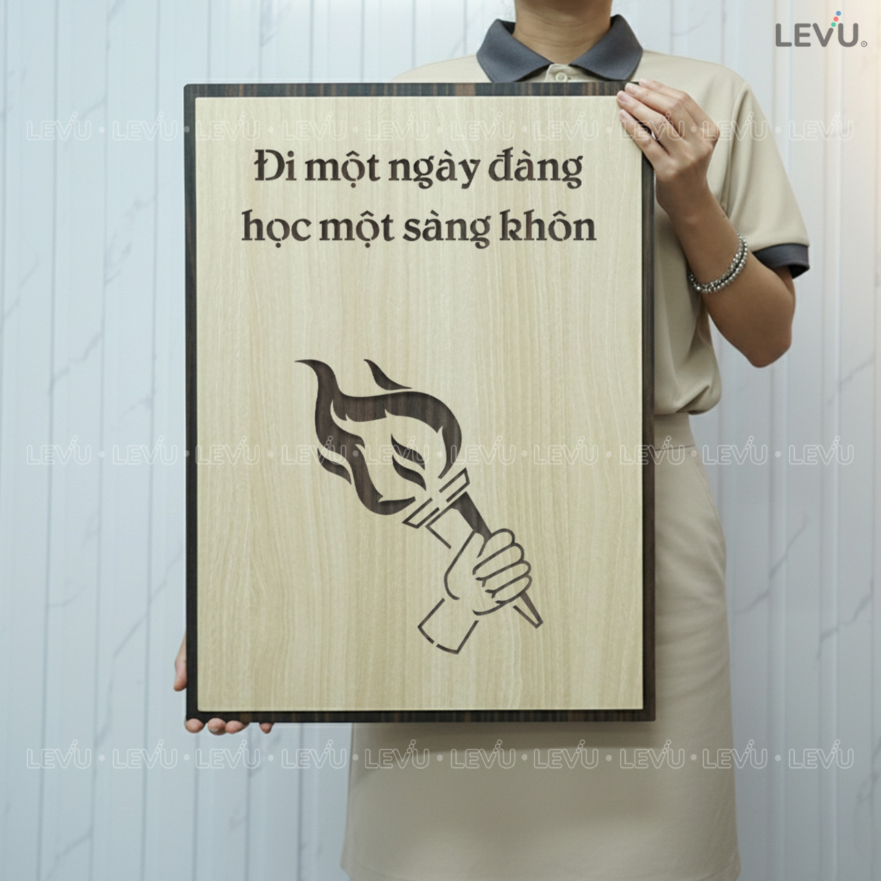 tranh hoc tap levu075 di mot ngay dang hoc mot sang khon Tranh học tập LEVU075 "Đi một ngày đàng học một sàng khôn" - Ảnh 8