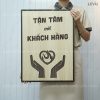 tranh khau hieu cong ty levu134 tan tam voi khach hang 40x55cm tranh khau hieu cong ty levu134 tan tam voi khach hang 40x55cm