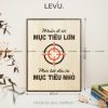 tranh khau hieu levu011 muc tieu lon bat dau tu muc tieu nho 30x40 b tranh khau hieu levu011 muc tieu lon bat dau tu muc tieu nho 30x40 b
