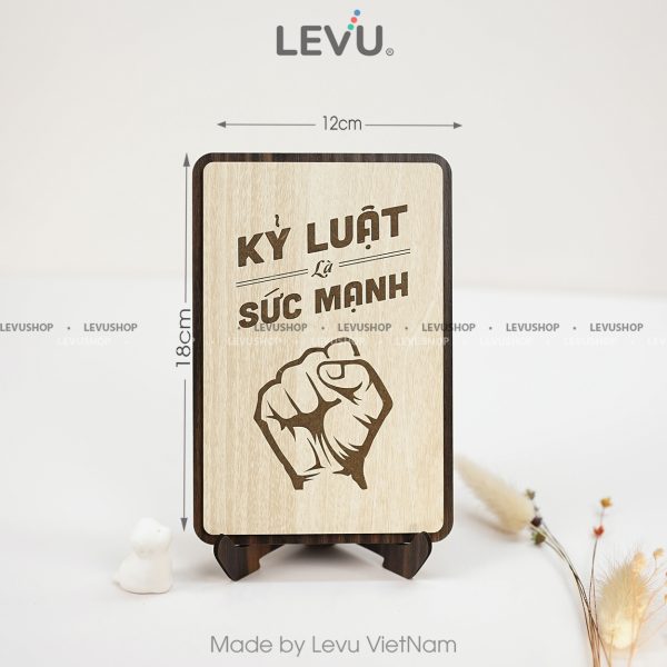 tranh khau hieu van phong levu012 ky luat la suc manhm Tranh khẩu hiệu văn phòng LEVU012 "kỷ luật là sức mạnh" - Ảnh 4