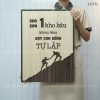tranh phong hoc levu046 cho con 1 kho bau khong bang day con song tu lap 40x55cm