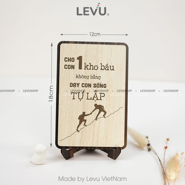 tranh phong hoc levu046 cho con 1 kho bau khong bang day con song tu lap mini Tranh phòng học LEVU046 "Cho con 1 kho báu không bằng dạy con sống tự lập" - Ảnh 13