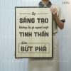 tranh slogan bang go khac chu levu110 su sang tao khong la gi ngoai mot tinh than dam but pha 40x55cm tranh slogan bang go khac chu levu110 su sang tao khong la gi ngoai mot tinh than dam but pha 40x55cm