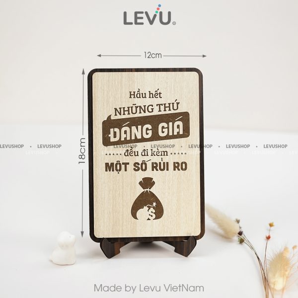 tranh slogan co dong levu124 hau het nhung thu dang gia deu di kem mot so rui rom Tranh slogan cổ động LEVU124 "Hầu hết những thứ đáng giá đều đi kèm một số rủi ro" - Ảnh 13