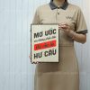 tranh slogan khau hieu levu116 mo uoc ma khong phan dau thi chi la hu cau 20x27cm