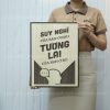Tranh slogan làm việc LEVU122 