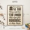tranh slogan levu021 muon ngoi o vi tri khong ai ngoi duoc thi phai chiu duoc cam giac khong ai chiu duoc 30x40 b