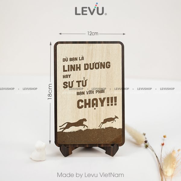 tranh slogan levu034 du ban la linh duong hay su tu ban van phai chaym Tranh Slogan LEVU034 "Dù bạn là linh dương hay sư tử bạn vẫn phải chạy" - Ảnh 9