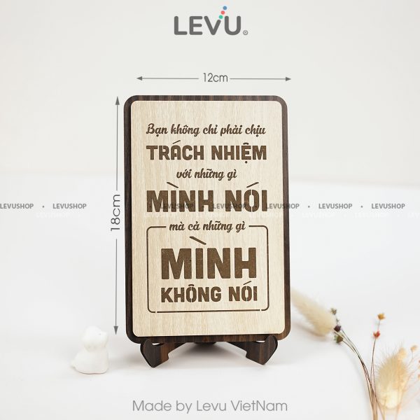 tranh slogan levu106 ban khong chi phai chiu trach nhiem voi nhung gi minh noi ma ca nhung gi minh khong noim Tranh Slogan LEVU106 "Bạn không chỉ phải chịu trách nhiệm với những gì mình nói mà cả những gì mình không nói" - Ảnh 12