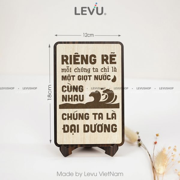 tranh slogan levu115 rieng re moi chung ta chi la mot giot nuoc cung nhau chung ta la dai duong mini Tranh slogan LEVU115 "Riêng rẽ mỗi chúng ta chỉ là một giọt nước, cùng nhau chúng ta là đại dương" - Ảnh 12