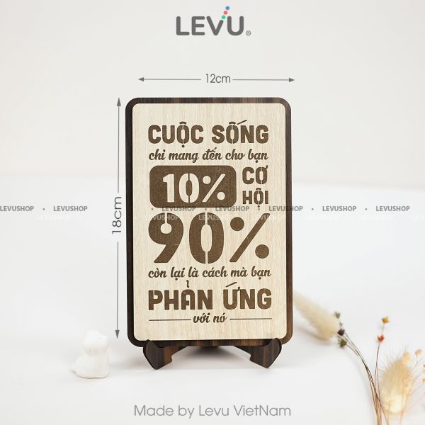 tranh slogan thuong hieu levu112 cuoc song chi mang den cho ban 10 co hoi 90 con lai la cach ban phan ung voi no2m Tranh slogan thương hiệu LEVU112 "Cuộc sống chỉ mang đến cho bạn 10% cơ hội, 90% còn lại là cách bạn phản ứng với nó" - Ảnh 12