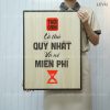 tranh slogan tra sua levu009 thoi gian la thu quy nhat va no mien phi 40x55cm tranh slogan tra sua levu009 thoi gian la thu quy nhat va no mien phi 40x55cm