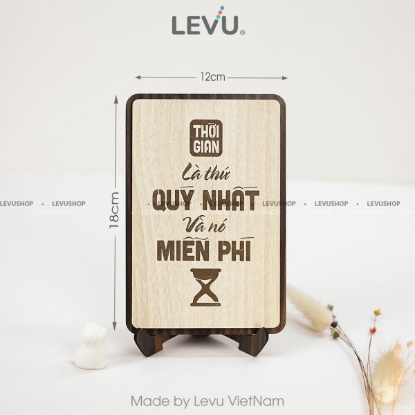 tranh slogan tra sua levu009 thoi gian la thu quy nhat va no mien phim Tranh slogan trà sữa LEVU009 "Thời gian là thứ qúy nhất và nó miễn phí" - Ảnh 4