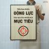 tranh tang nhan vien levu099 neu ban thieu dong luc hay tao cho minh mot muc tieu 40x55cm