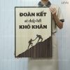 tranh tao dong luc bang go levu058 doan ket se chap het kho khan 40x55cm tranh tao dong luc bang go levu058 doan ket se chap het kho khan 40x55cm