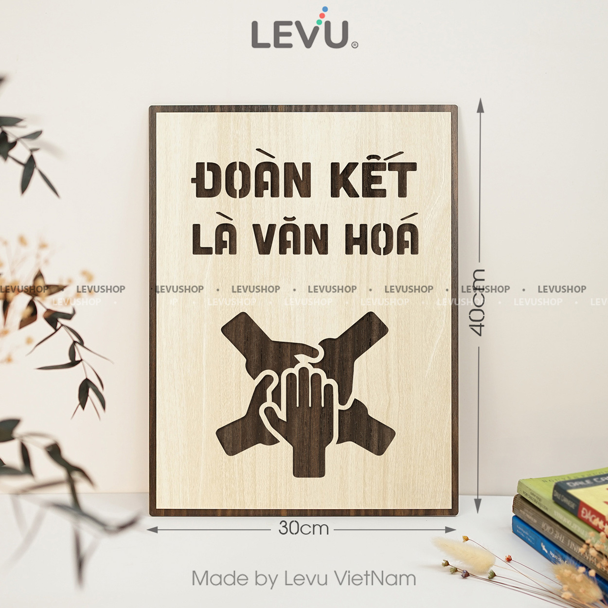 tranh tao dong luc levu041 doan ket la van hoa 30x40 b Tranh tạo động lực LEVU041 "Đoàn kết là văn hóa" - Ảnh 13