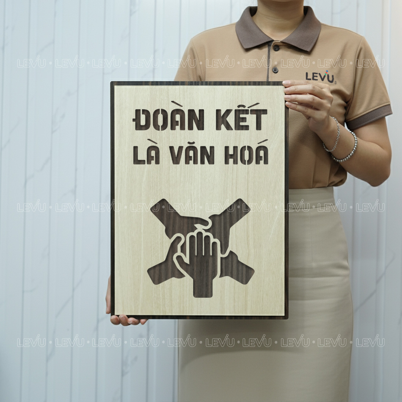 tranh tao dong luc levu041 doan ket la van hoa Tranh tạo động lực LEVU041 "Đoàn kết là văn hóa"