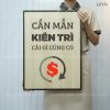 tranh tao dong luc van phong levu060 can man kien tri cai gi cung co 40x55cm