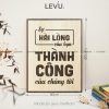 tranh trang tri levu085 su hai long cua ban la thanh cong cua chung toi 30x40 b