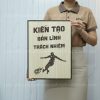 tranh trang tri phong lam viec levu133 kien tao ban linh trach nhiem 30x40cm Tranh trang trí phòng làm việc LEVU133