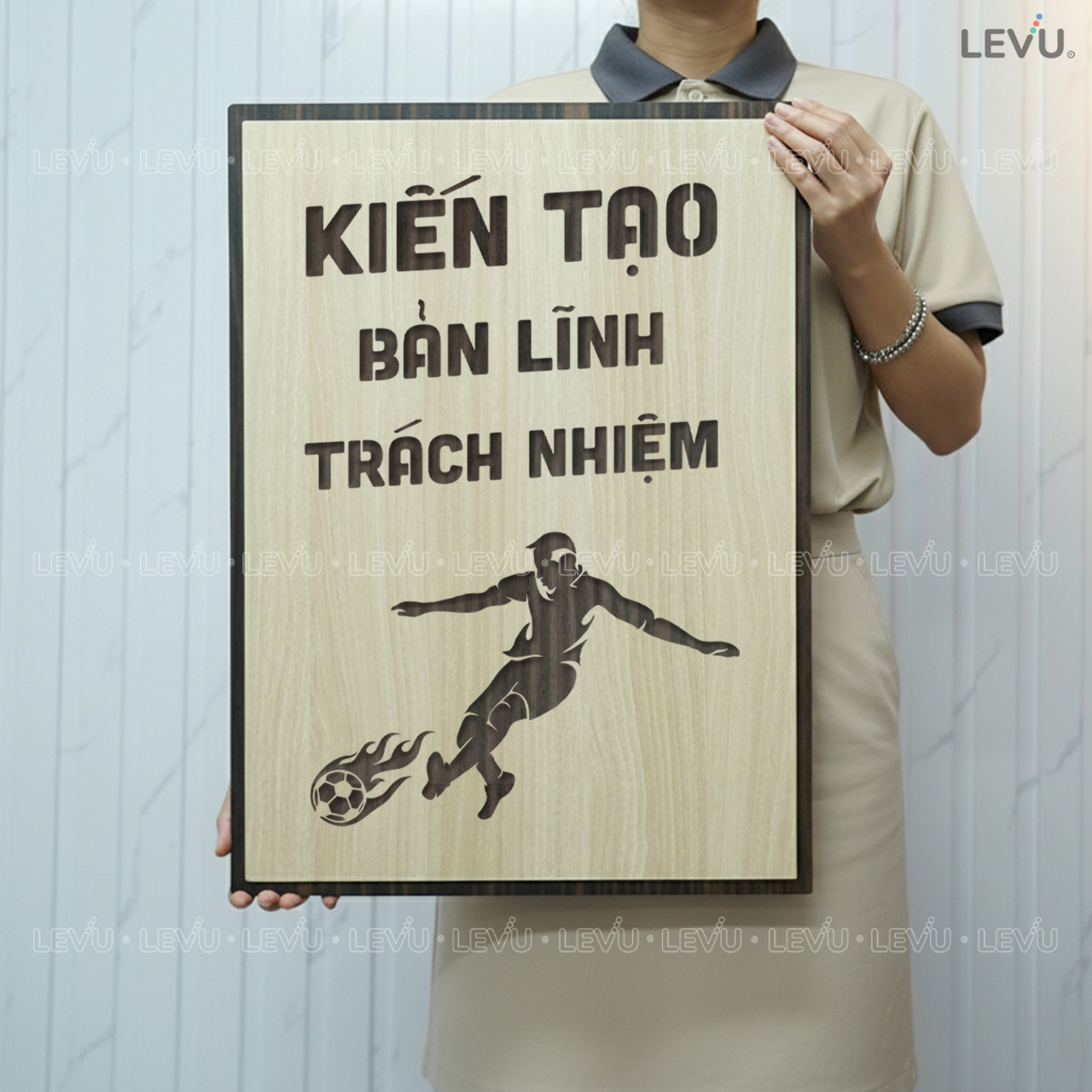 tranh trang tri phong lam viec levu133 kien tao ban linh trach nhiem Tranh trang trí phòng làm việc LEVU133 "Kiến tạo - bản lĩnh - trách nhiệm" - Ảnh 8