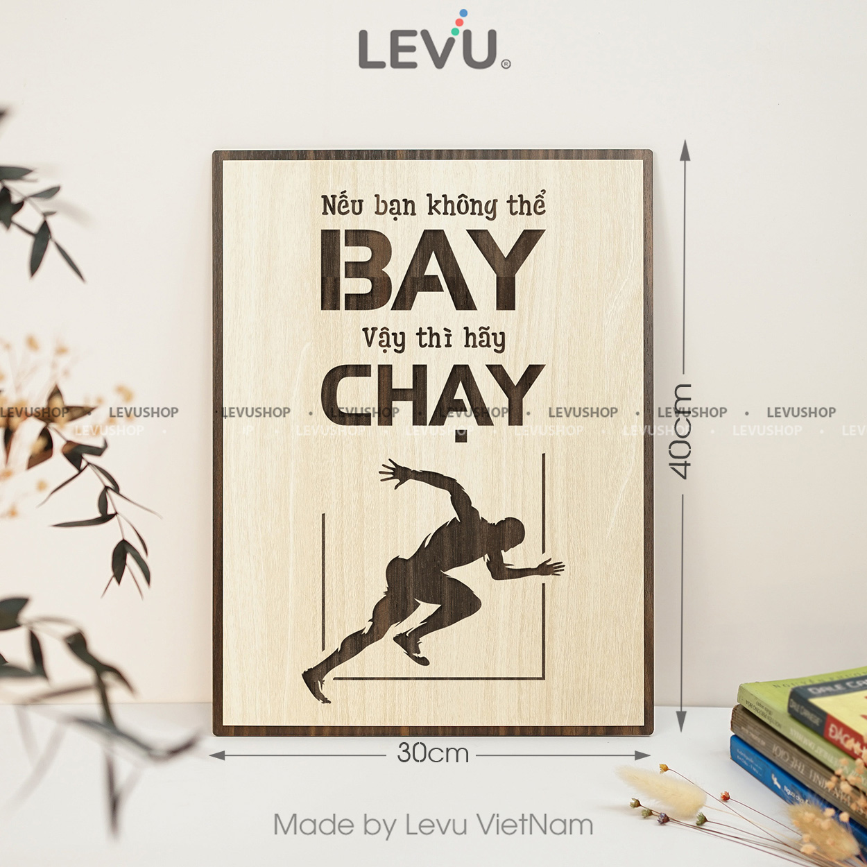 tranh trang tri vintage levu080 ban khong the bay vay thi hay chay 30x40 b Tranh Trang Trí Vintage LEVU080 "Bạn không thể bay vậy thì hãy chạy" - Ảnh 21