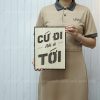 tranh treo phong khach tao dong luc levu097 slogan cu di roi se toi 20x27cm