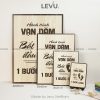 tranh treo slogan levu008 hanh trinh van dam bat dau tu mot buoc chan full