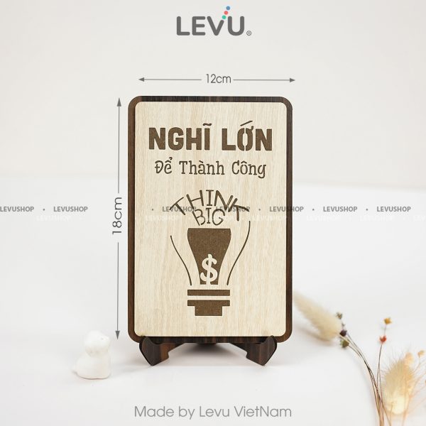 tranh treo tuong bang go levu030 nghi lon de thanh congm Tranh treo tường bằng gỗ LEVU030 "Nghĩ lớn để thành công" - Ảnh 12