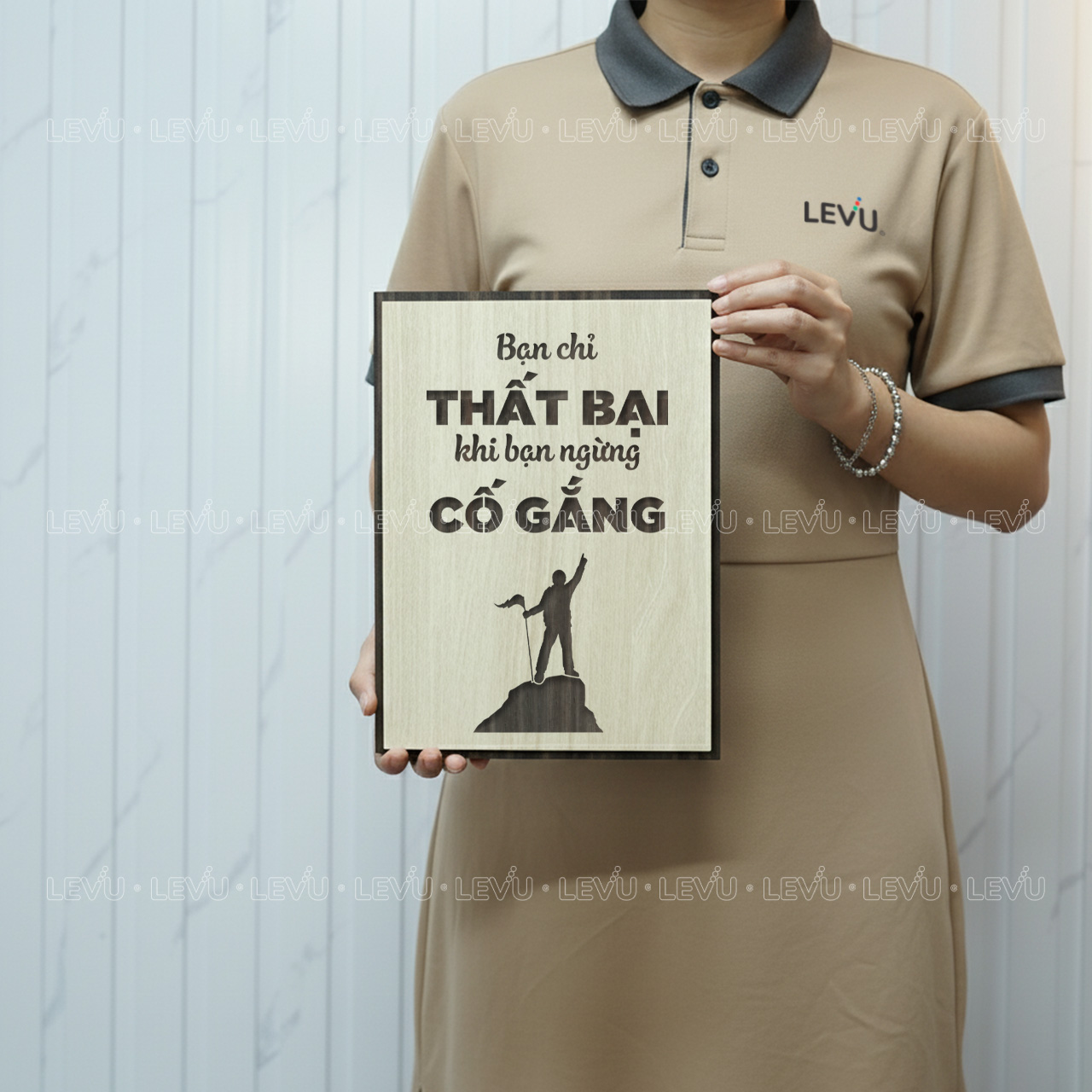 tranh treo tuong co dong levu049 ban chi that bai khi ban ngung co gang Tranh treo tường cổ động LEVU049 "Bạn chỉ thất bại khi bạn ngừng cố gắng" - Ảnh 6