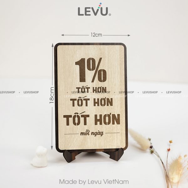 tranh treo tuong decor slogan levu083 1 tot hon moi ngaym Tranh treo tường Decor Slogan LEVU083 "1% tốt hơn mỗi ngày" - Ảnh 15