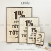 tranh treo tuong decor slogan levu083 1 tot hon moi ngaysize b